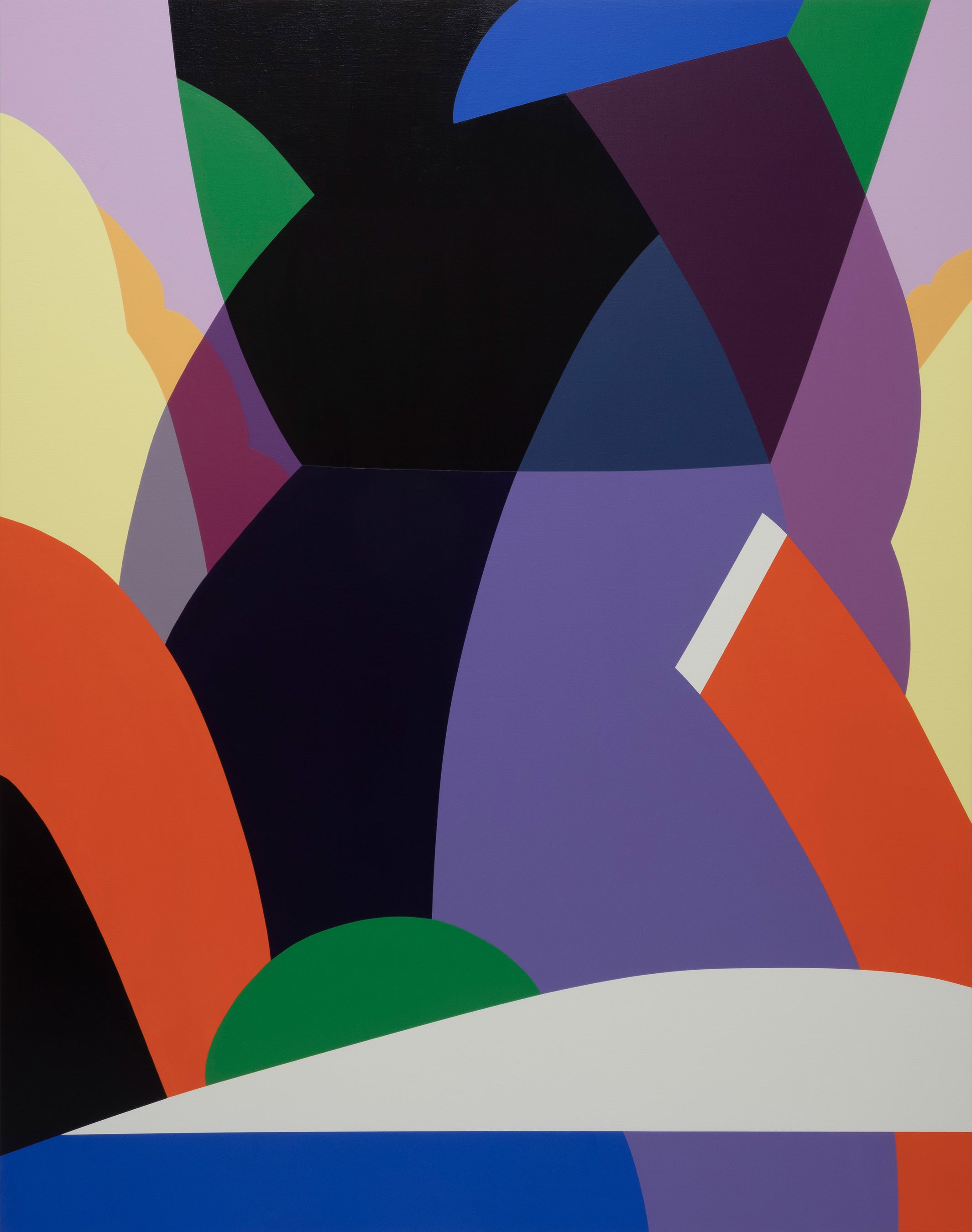 Time／じかん (2023) 116.7×91×2.5cm acrylics on canvas