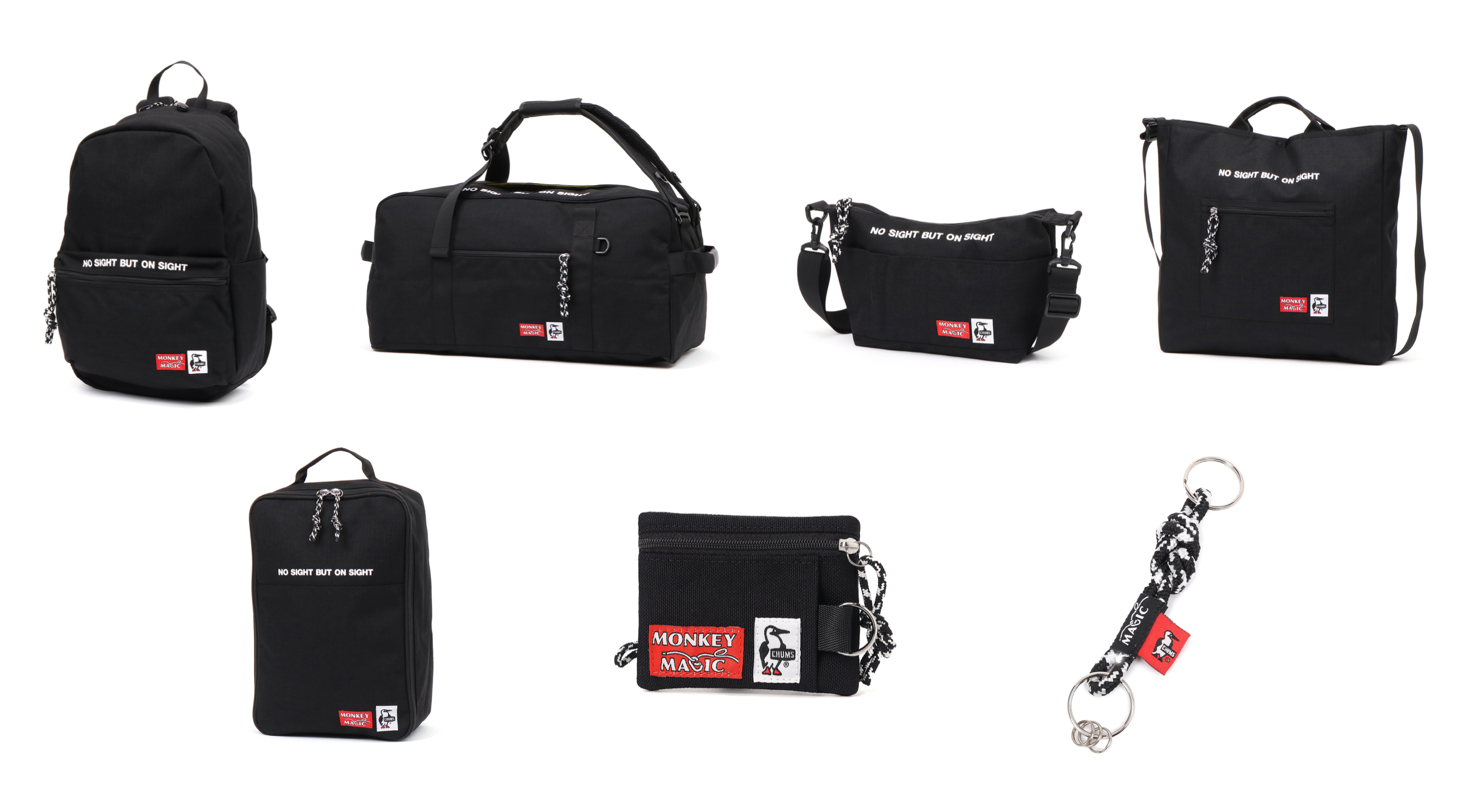 CHUMS × モンキーマジックのサポートグッズ2024年モデル