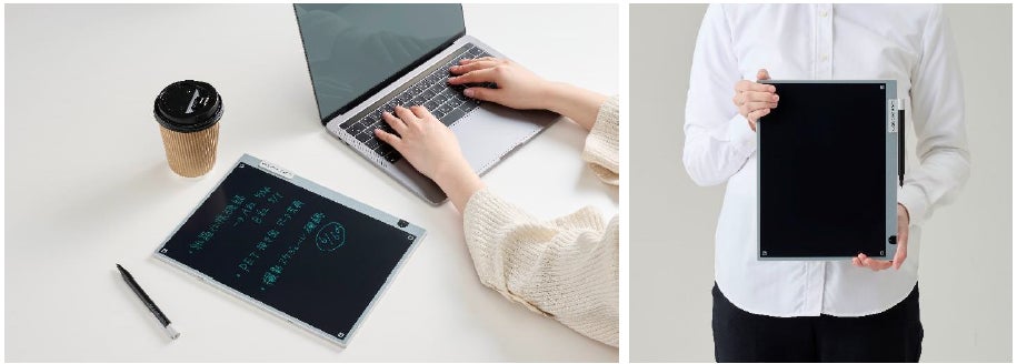 電子メモパッド「ブギーボード」シリーズで最大の画面サイズ!※1 電子メモパッド「ブギーボード」シリーズで最大の画面サイズ!※1
