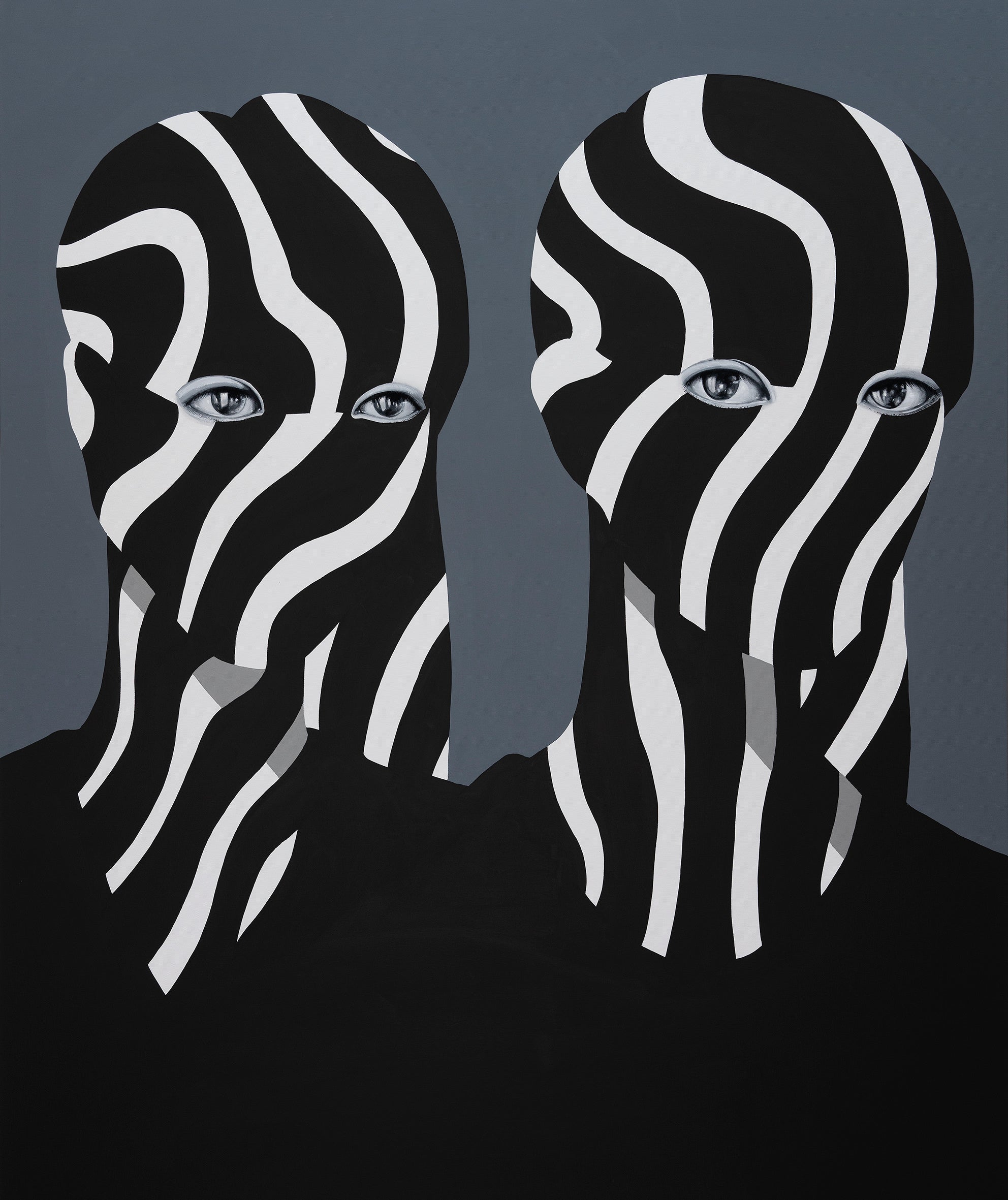 《Self-portrait for multiple accounts #02》 2021