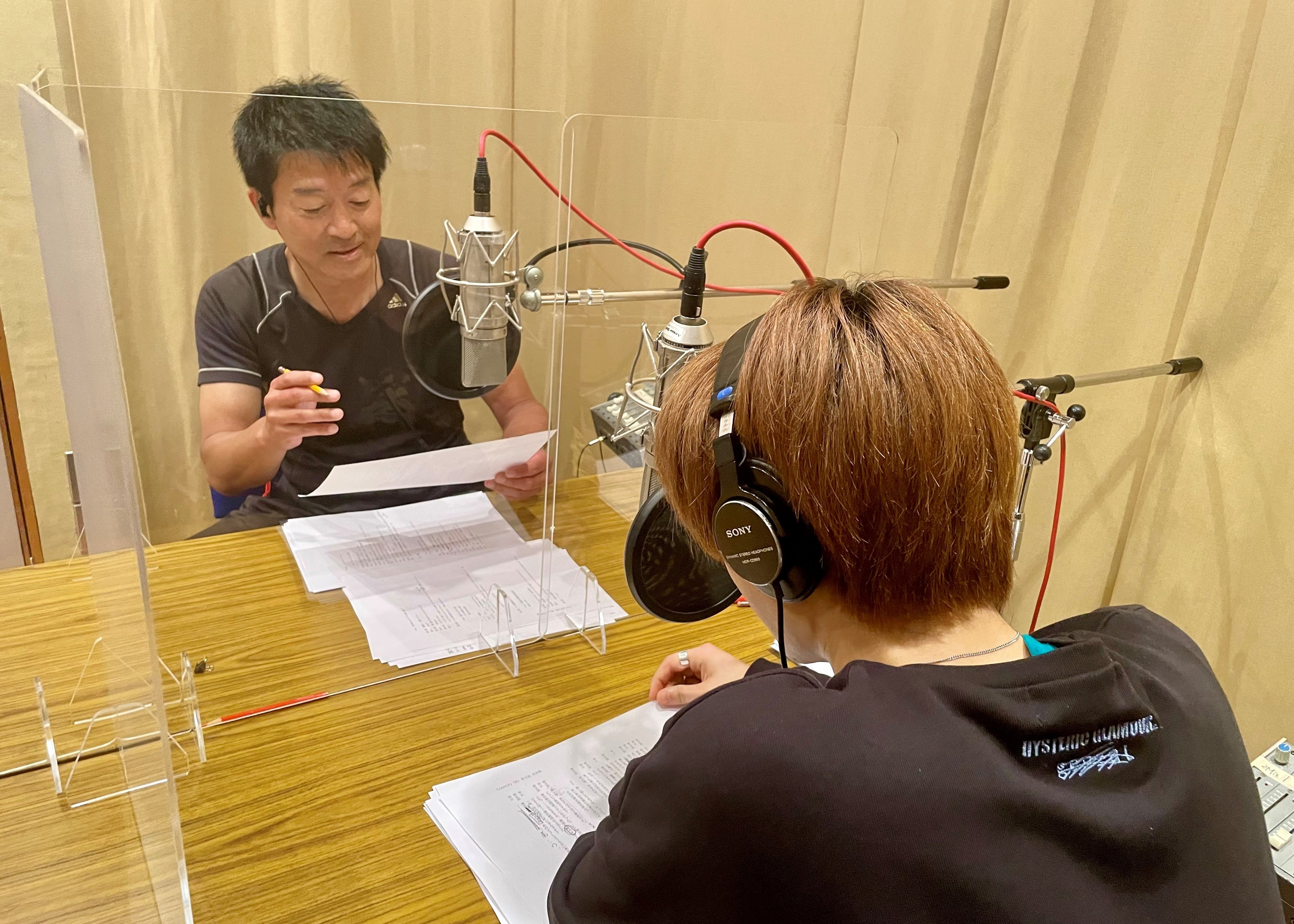 （収録風景）