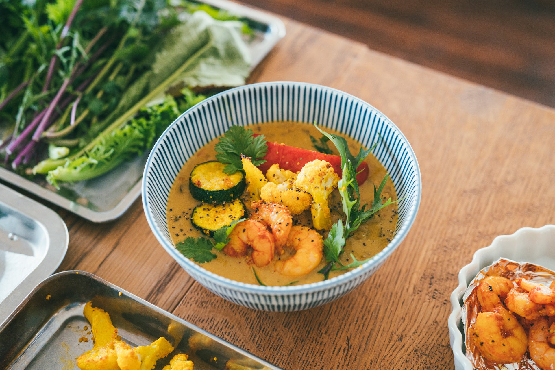 海老とココナッツのスパイススープ