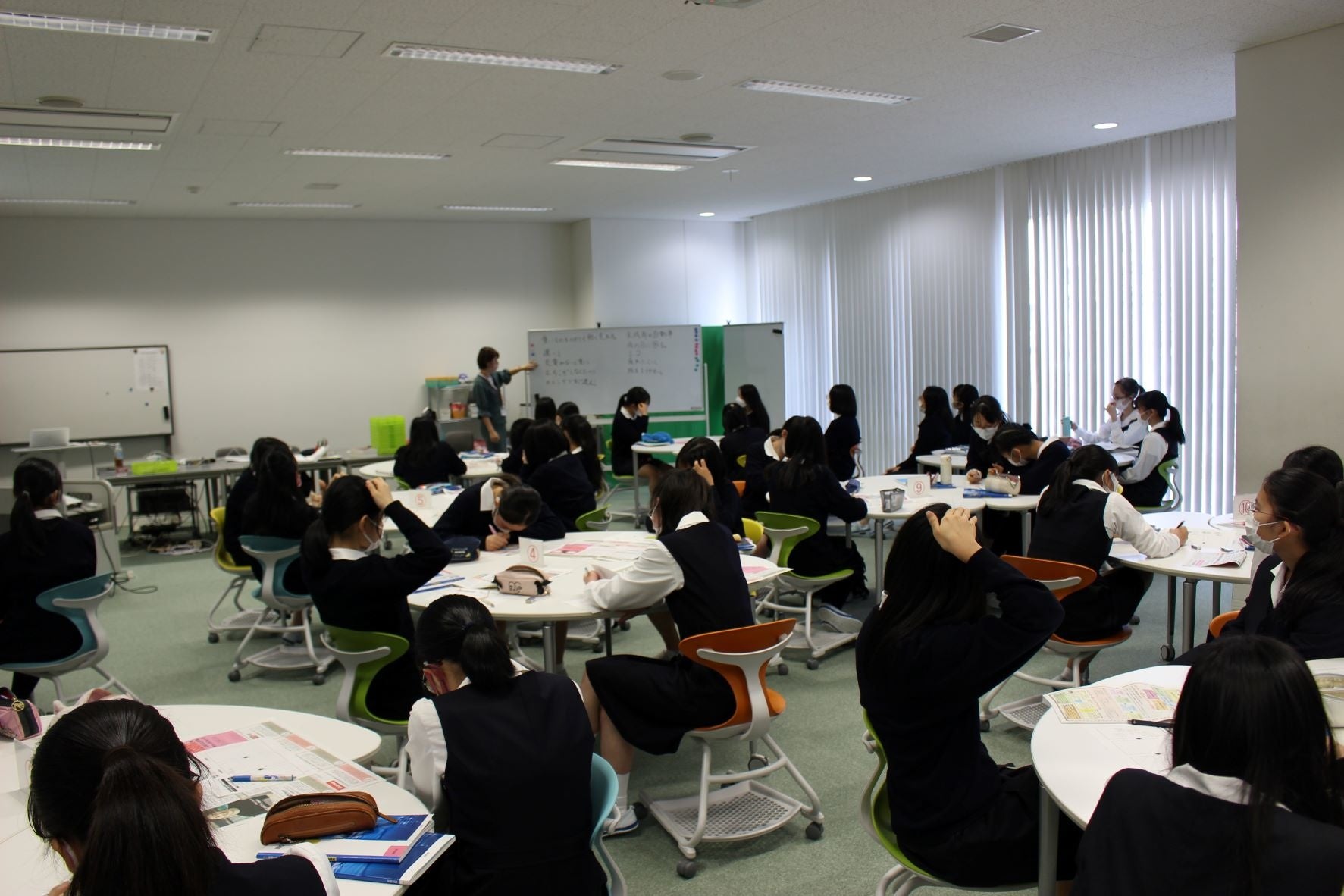 愛知県での出張授業の様子。