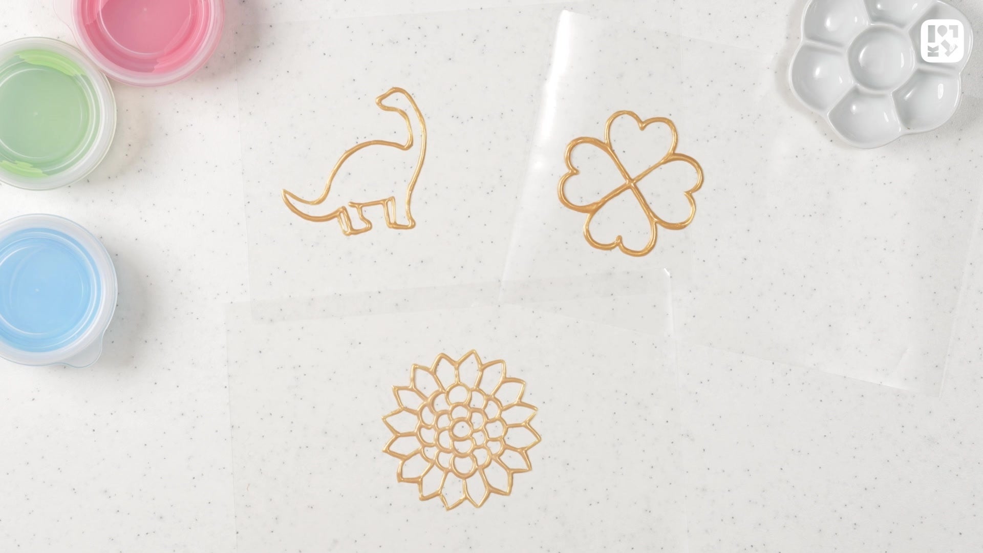 #03 シールの縁取りを描こう