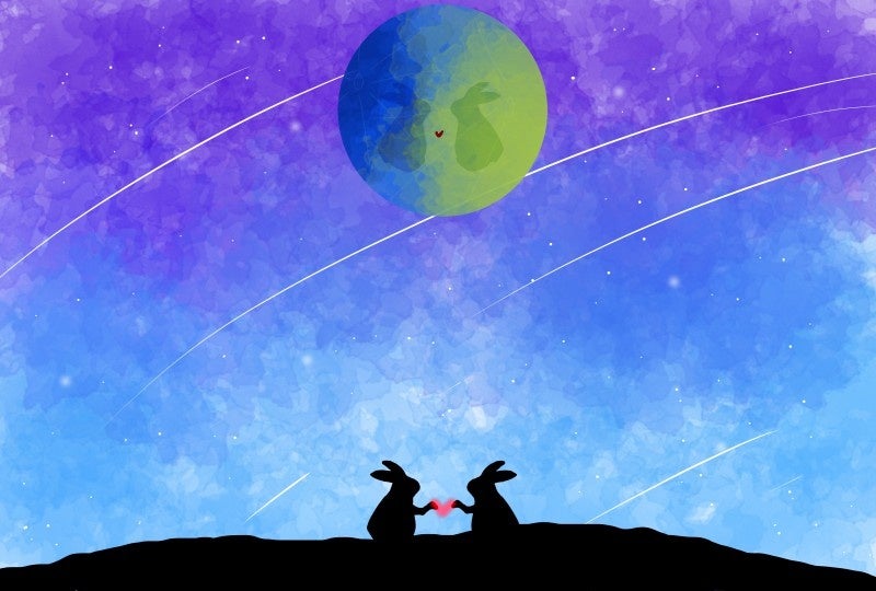 式部さん作　「二つの自分」