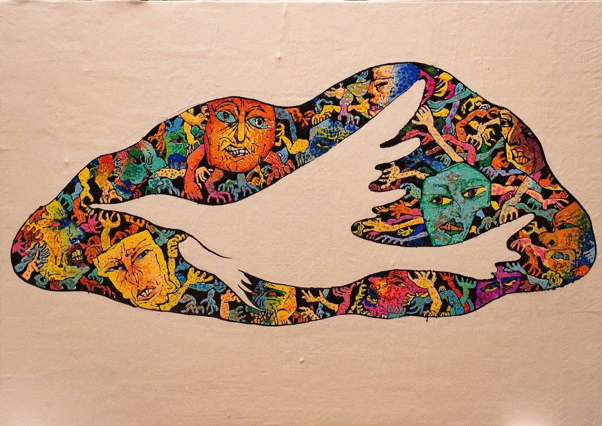 すみの子すみこさん作　「なお勇敢な白い鳥」