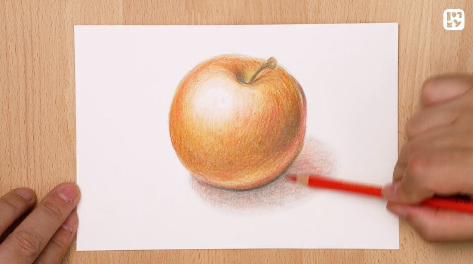 #06 りんごを塗ろう①