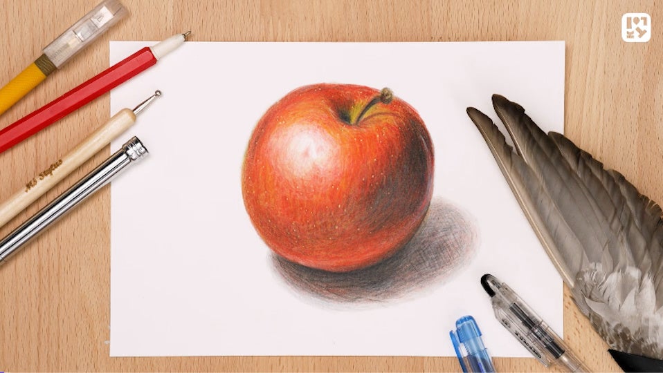 #07 りんごを塗ろう②
