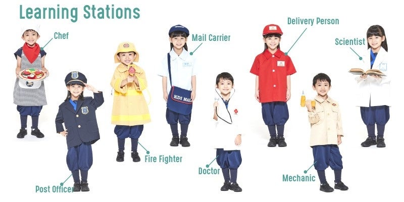 バイリンガル幼児園「Kids Duo International」の職業体験プログラムラーニングステーションのイメージ