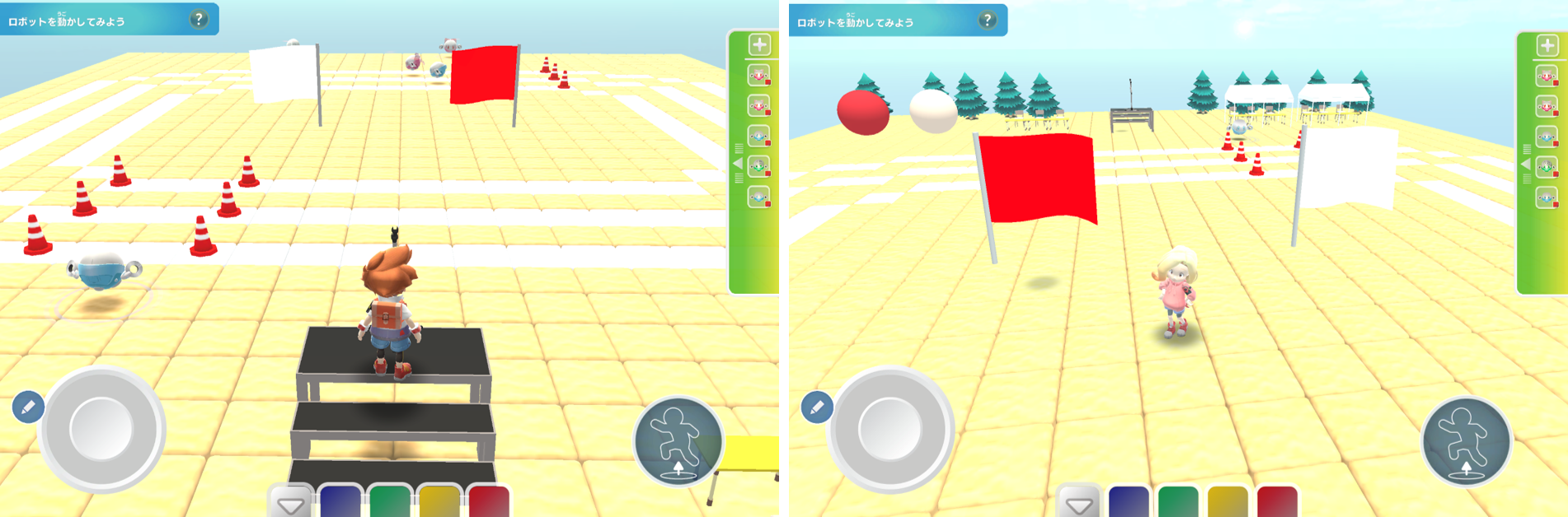 HALLOのプログラミング教材『Playgram™（プレイグラム）』のクリエイトモードに新フィールド”運動会”が期間限定で登場