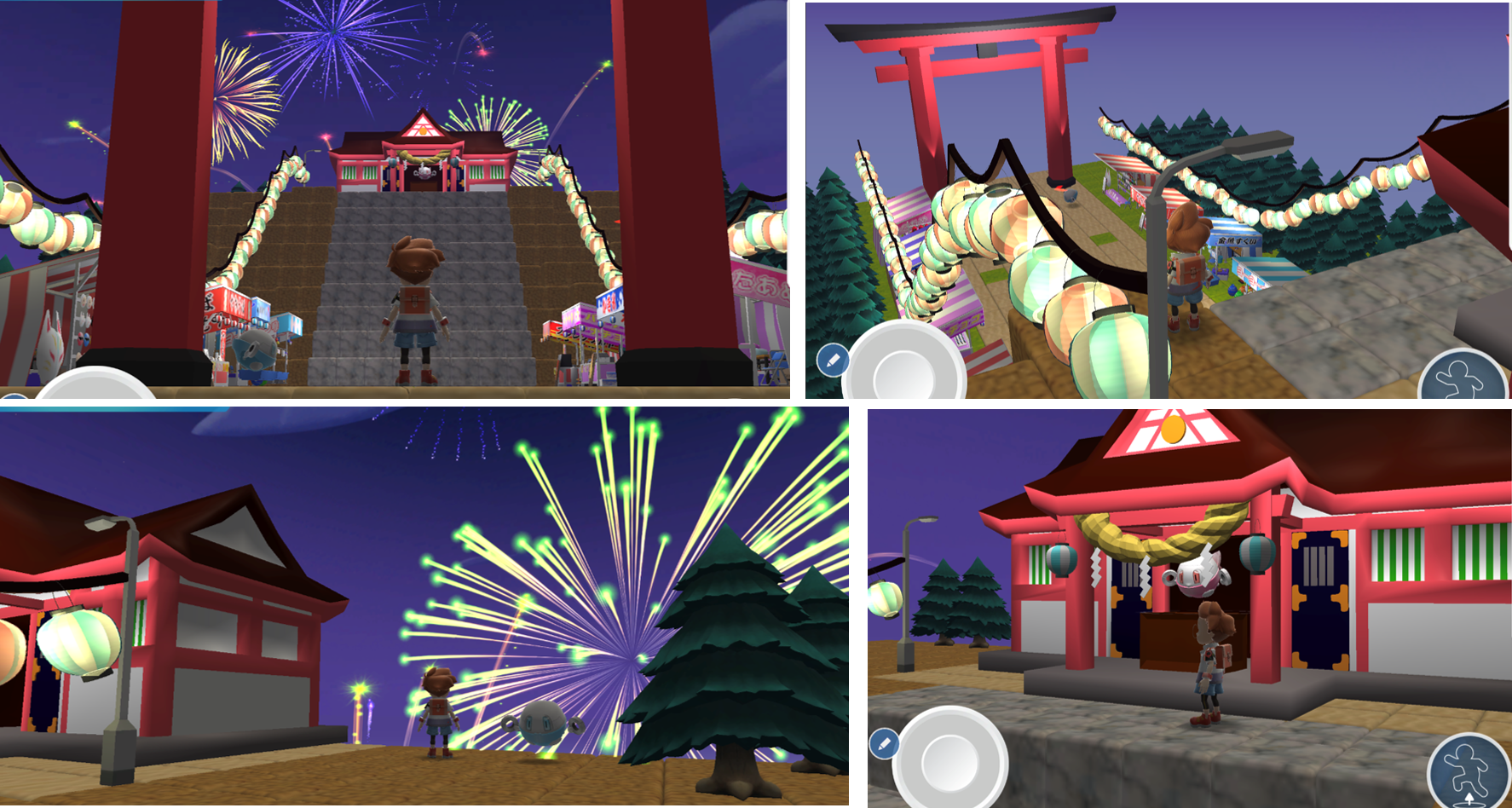 「プログラミング教育 HALLO」のプログラミング教材『Playgram™』に新フィールド「夏祭り」が登場！