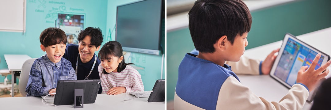 HALLOでのプログラミングレッスン風景