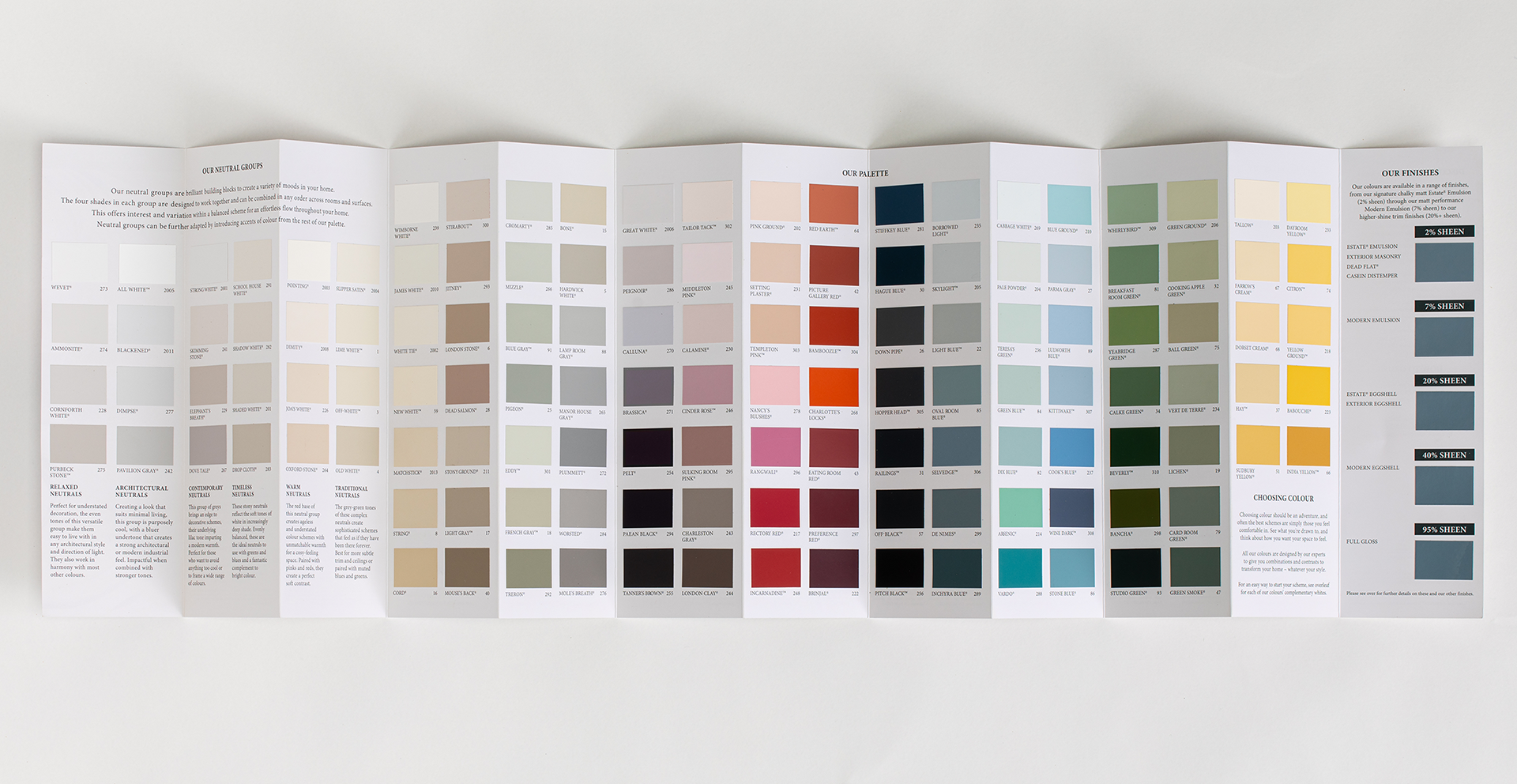 ペイント色見本帳「カラーチャート」