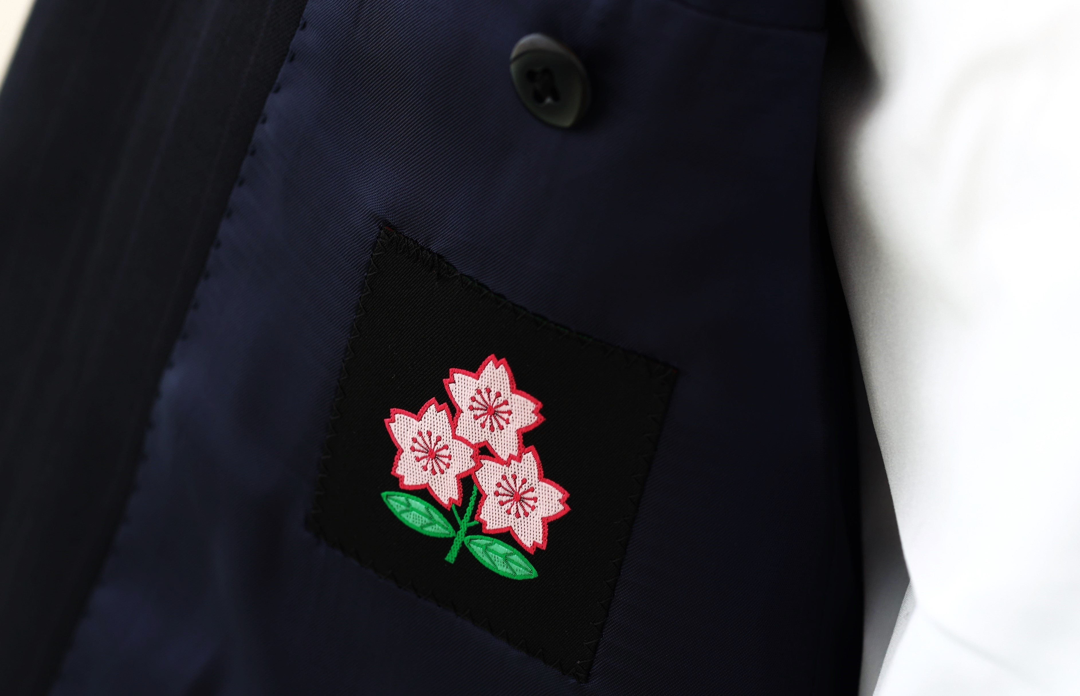 【値引可】【サンプル品】ラグビー日本代表　デュアルジャケット　関係者支給モデル オーダーメイドの『KASHIYAMA』ラグビー日本代表オリジナル