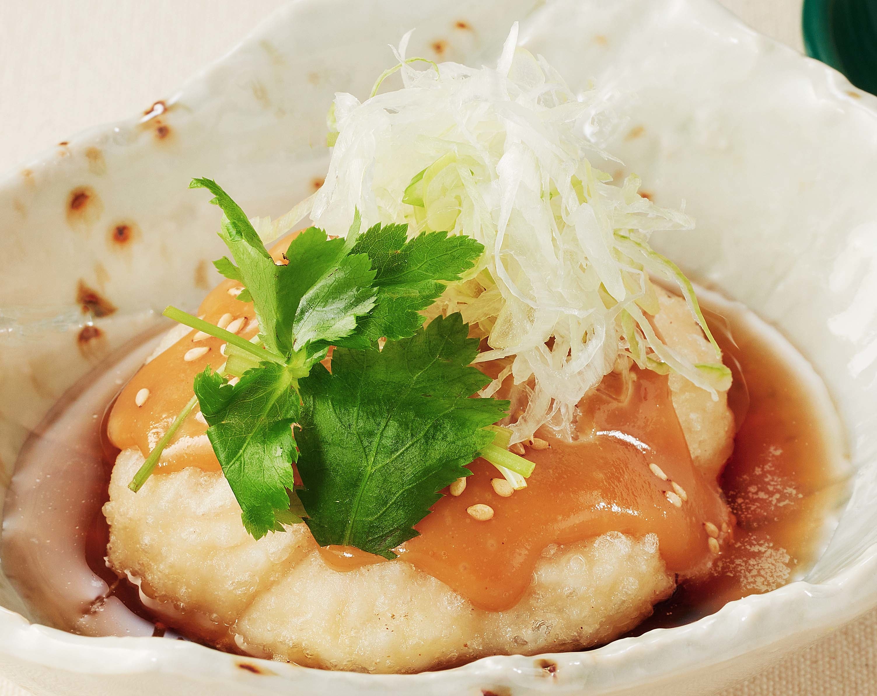 【だんまや水産】自家製ごま豆腐の揚出し 