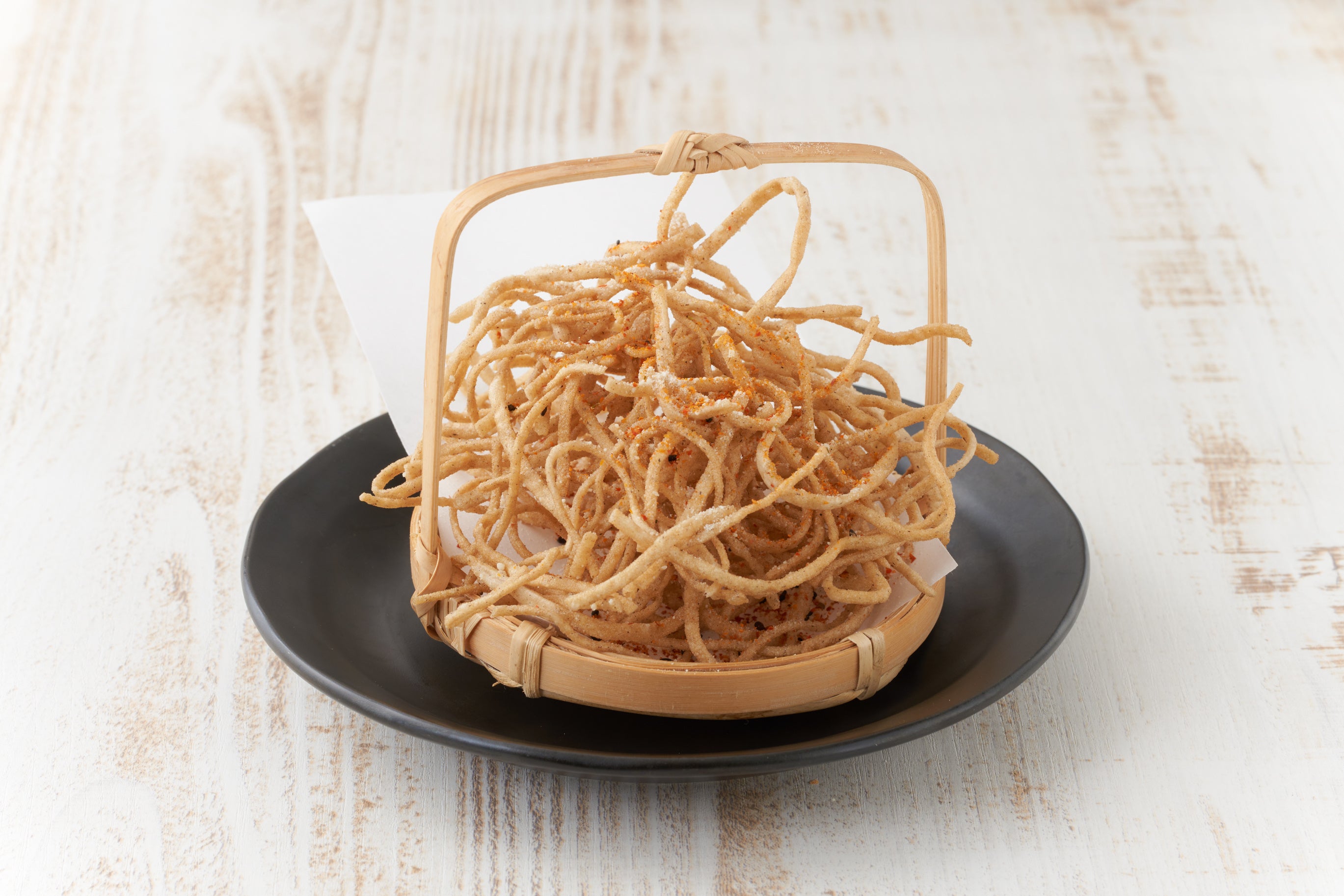 揚げそば（七味チーズ）