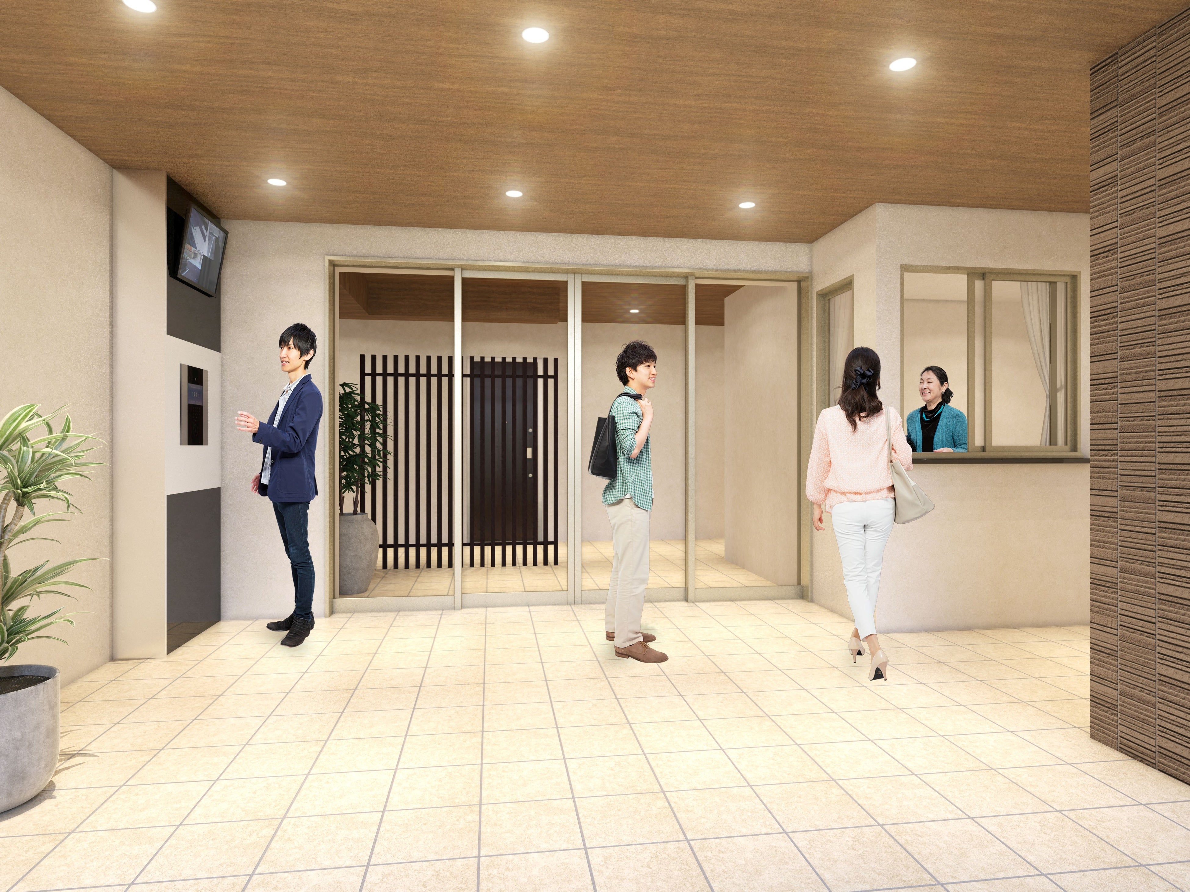 エントランス完成イメージ