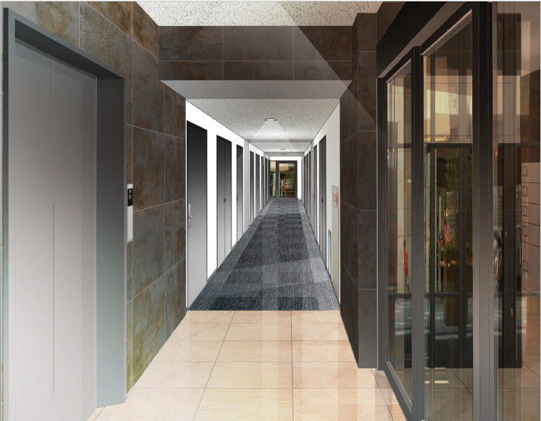 共用廊下完成イメージ