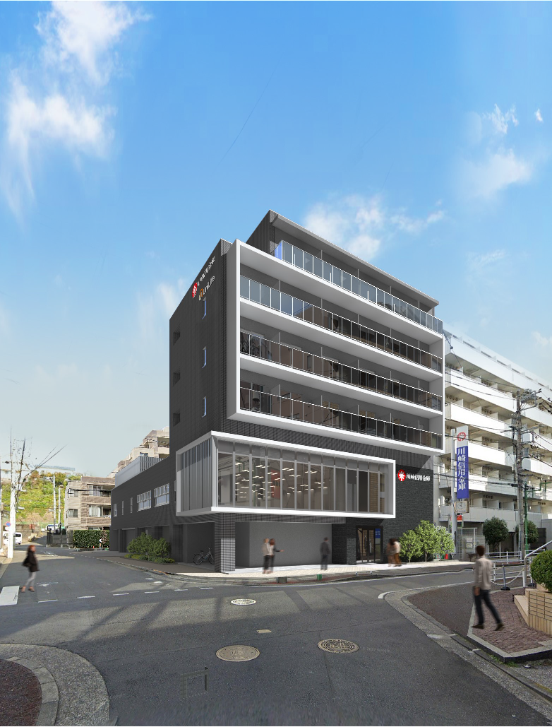 食事付きマンションが併設される 川崎信用金庫「綱島支店」完成予想図