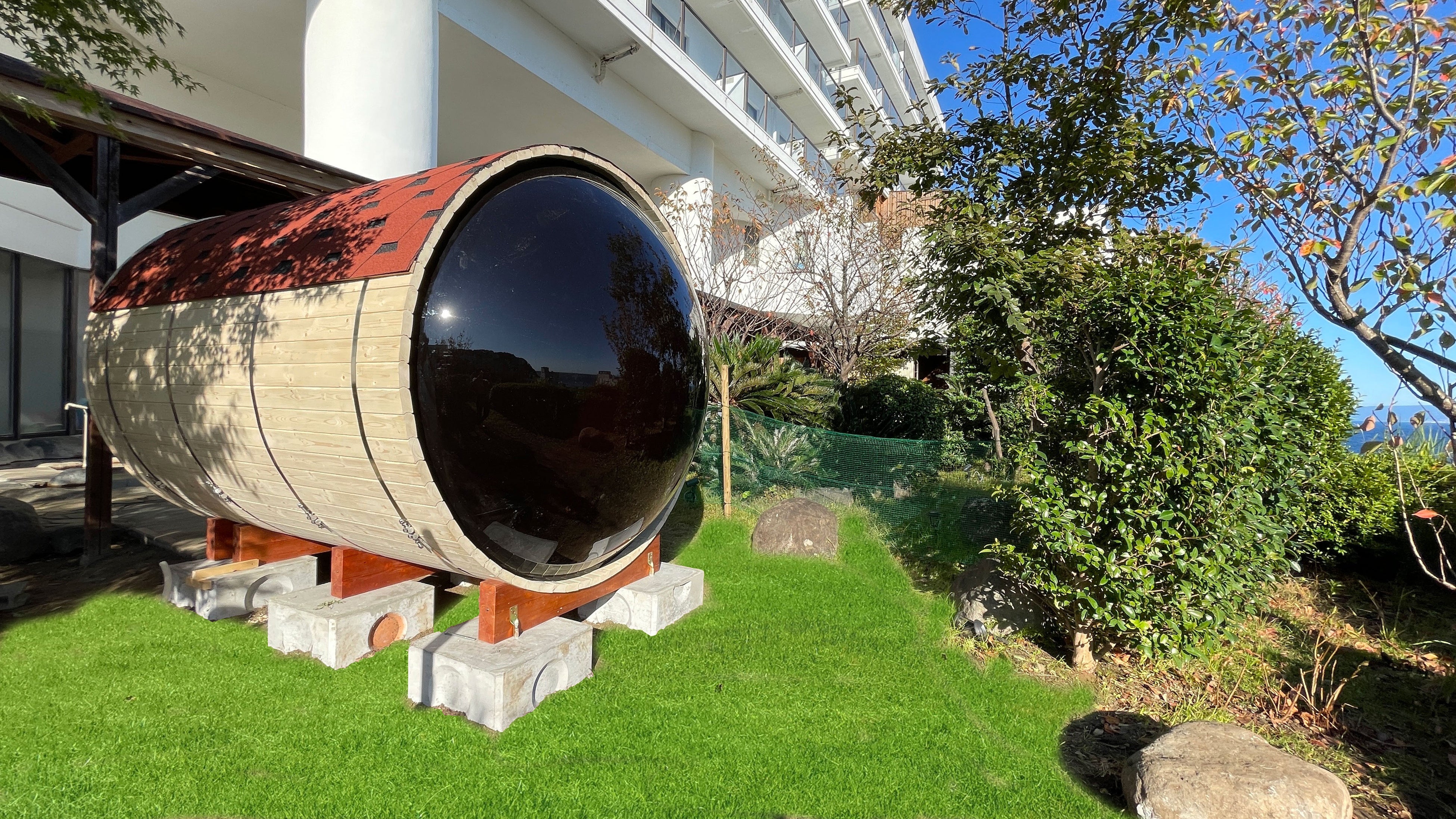 本格サウナでリフレッシュ