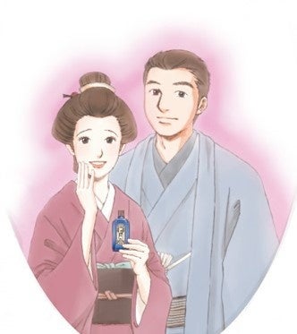 創業者 桃谷政次郎と妻コウ