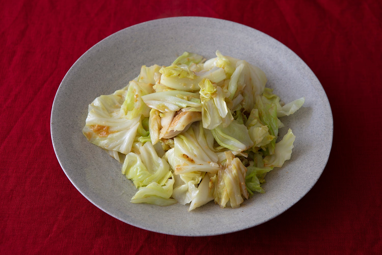 キャベツのみそ炒め