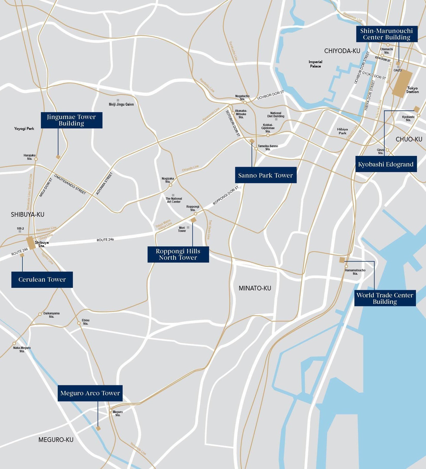 エグゼクティブセンター東京ロケーション