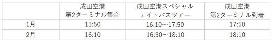 ※天候や安全管理上等のやむを得ない事情により、予告なく運行時間やコースが変更になる場合がございます。