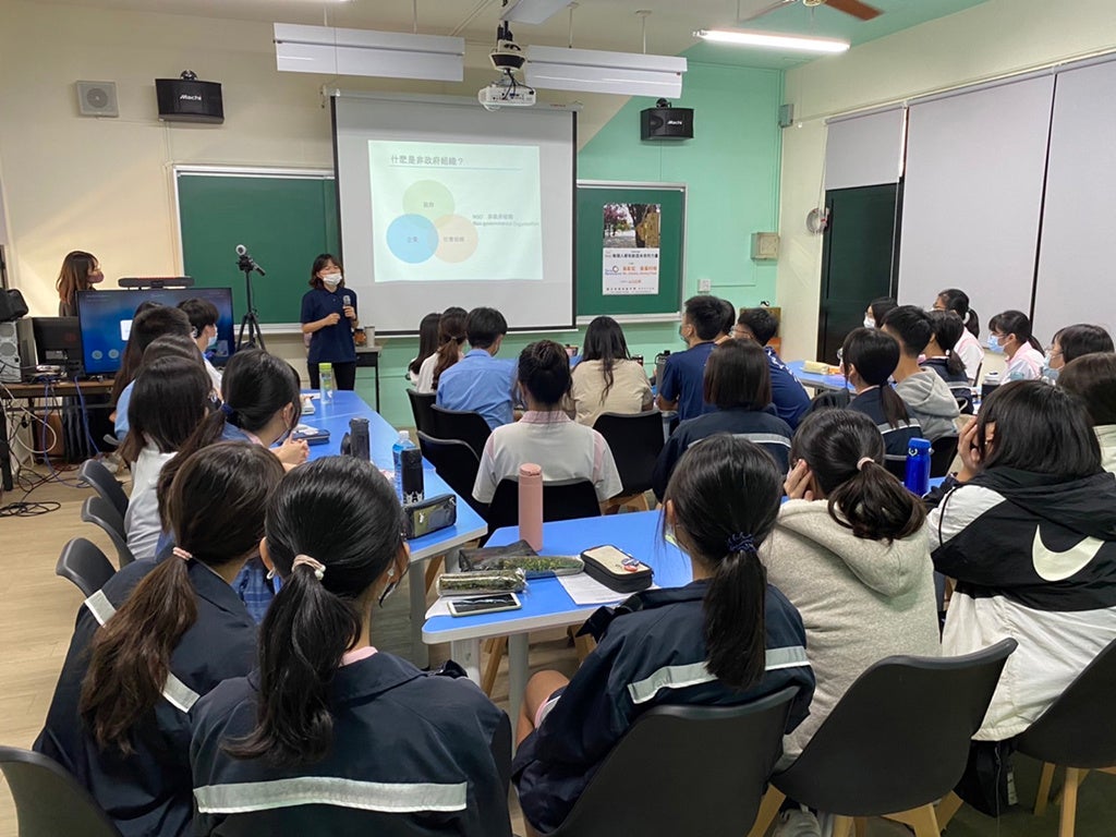 虎尾高校の授業風景