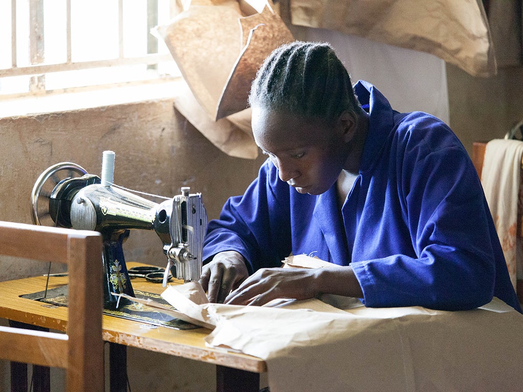 ウガンダの元子ども兵社会復帰支援の様子