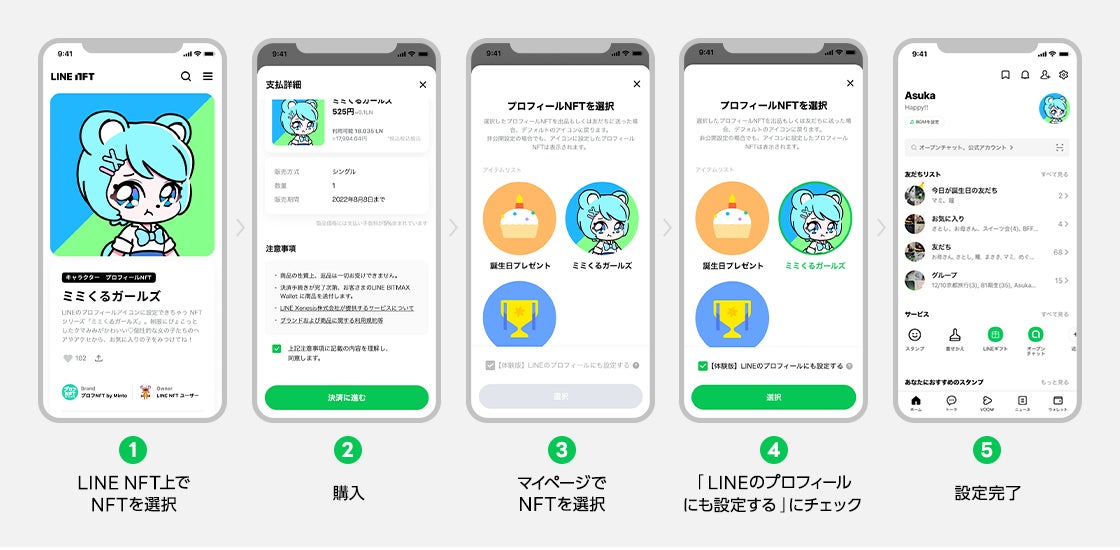 Minto Line Nft 初のプロフィール機能開始にあわせ プロフィールnft第一弾 プロフnft By Minto を7月8日より販売 株式会社mintoのプレスリリース Minto Line Nft 初のプロフィール機能開始にあわせ プロフィールnft第一弾 プロフnft By Minto を7月8日より販売 株式会社mintoのプレスリリース