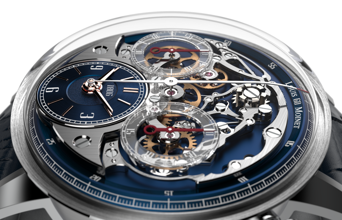 360°どの角度からも時計の機構を3Dで楽しめます。