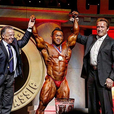 山岸秀匡選手(アーノルド・クラシック2016にて初優勝)