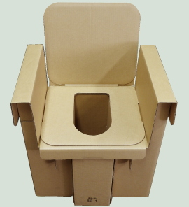 非常用組立トイレ