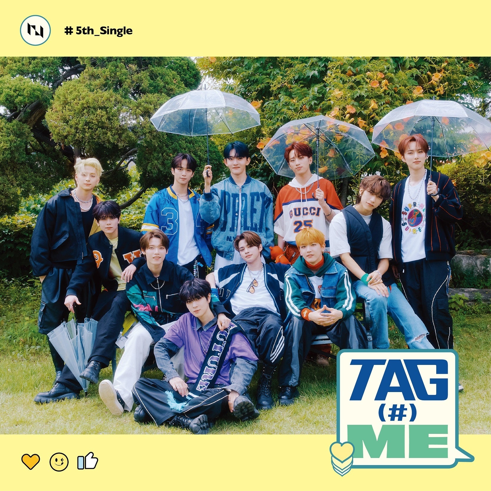 INI TAG ME　ポスター INI 5TH SINGLE『TAG ME』 2023年10月11日（水）発売決定！