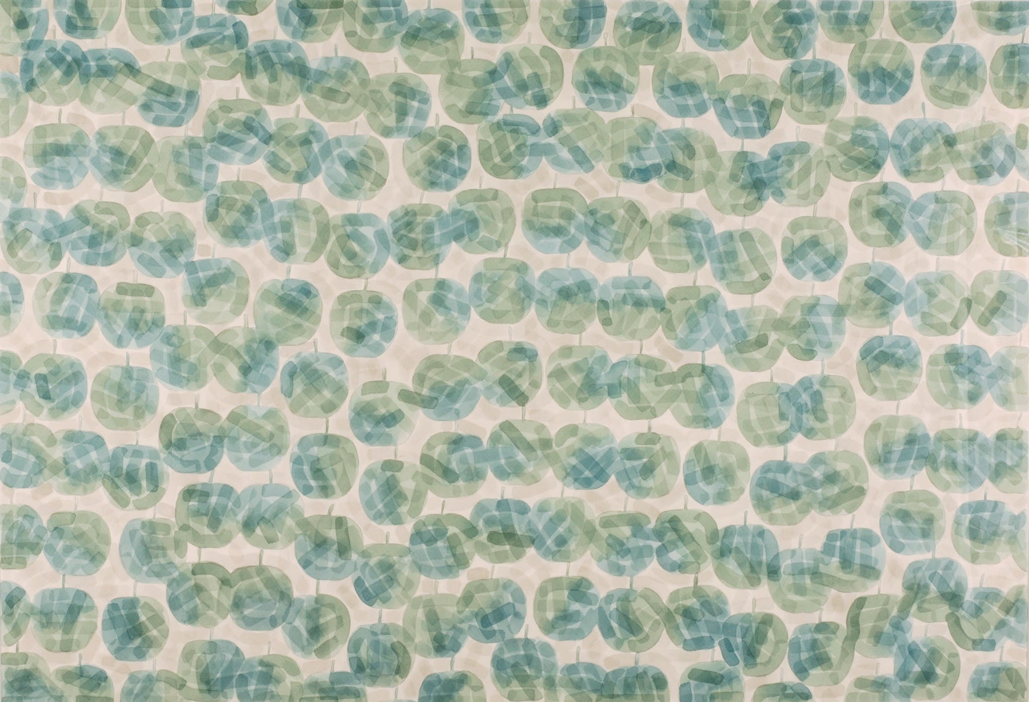 ４. 奥田善巳 《作品’78-52》1978年 紙に水彩　 大阪府20世紀美術コレクション