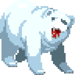 「いっき団結」裏面中ボス（しろくま）