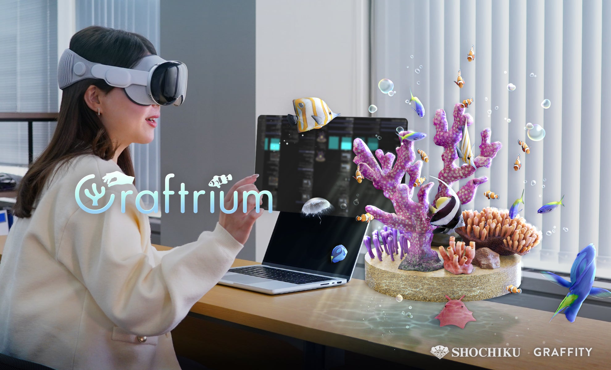 Apple Vision Proで没入!水槽創作ゲーム『Craftrium』世界同時リリース Apple Vision Proで没入!水槽創作ゲーム『Craftrium』世界同時リリース