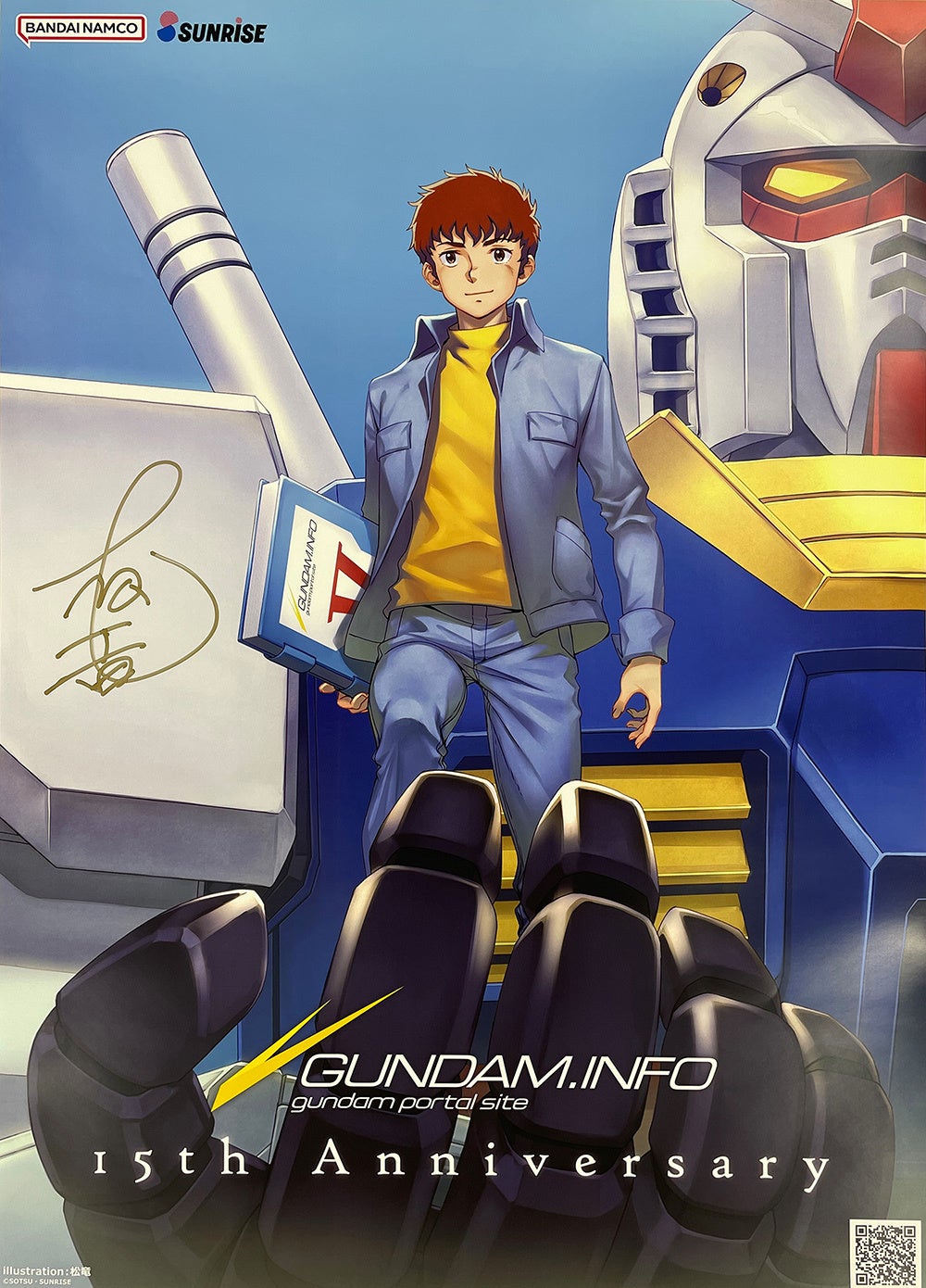 機動戦士ガンダム 20周年記念 アムロ・レイ ポストカード