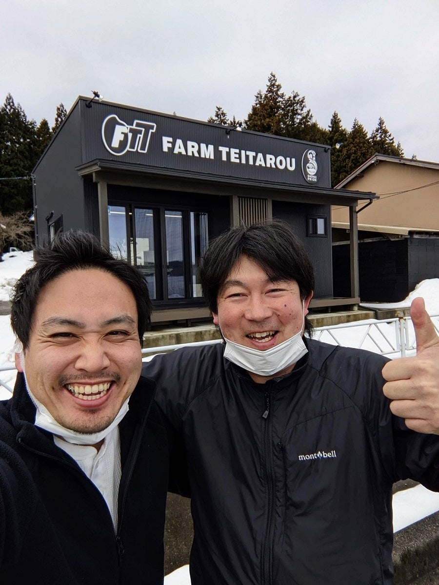 シデカス代表・寄玉（左）と、テイタロウ代表・遠藤氏