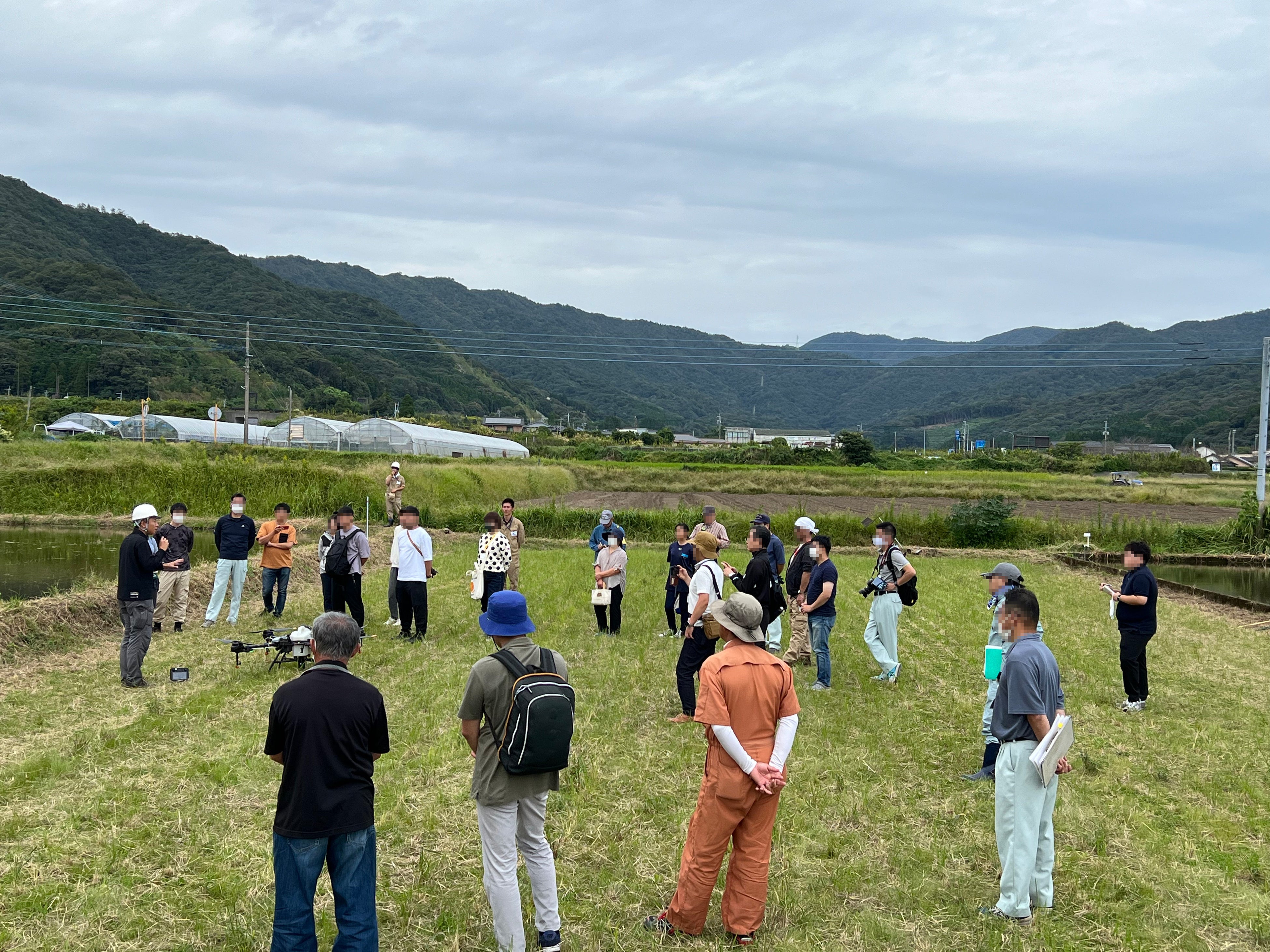 ドローン飛行実演