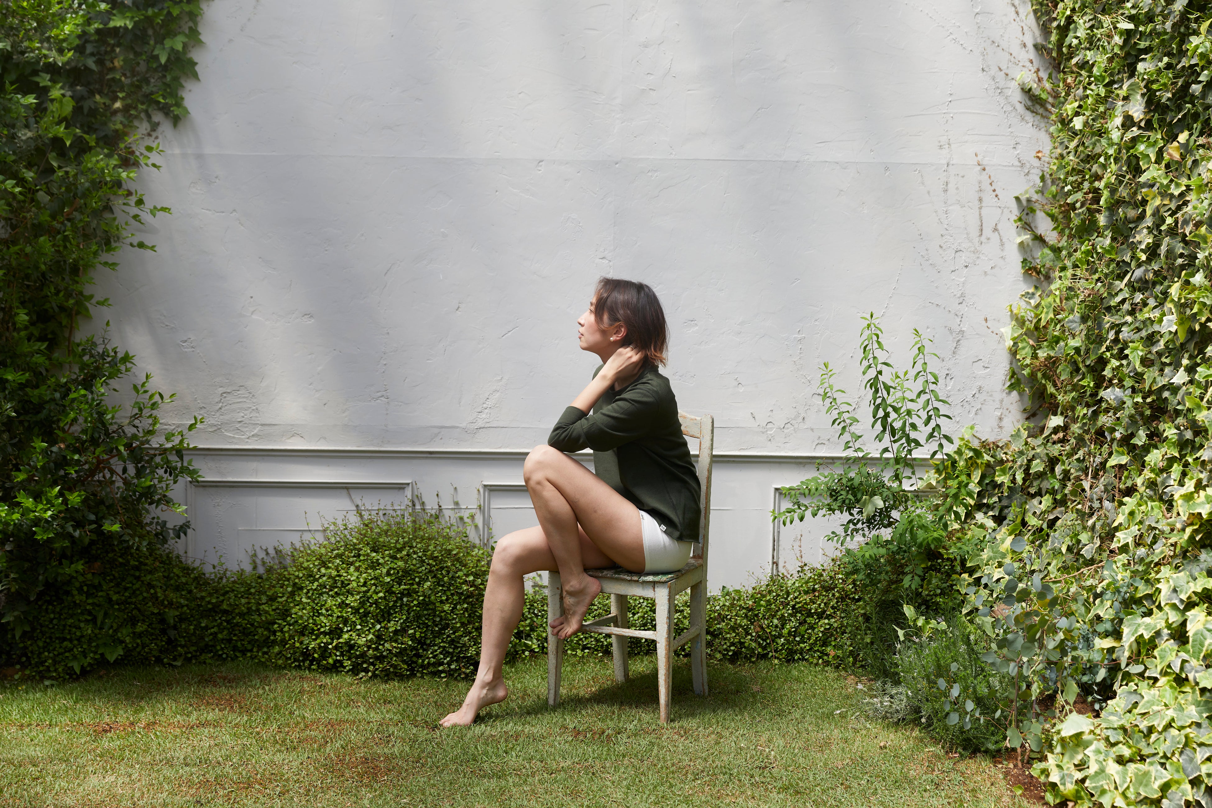 OneLuckの和紙素材のTeeシャツとボクサーショーツ