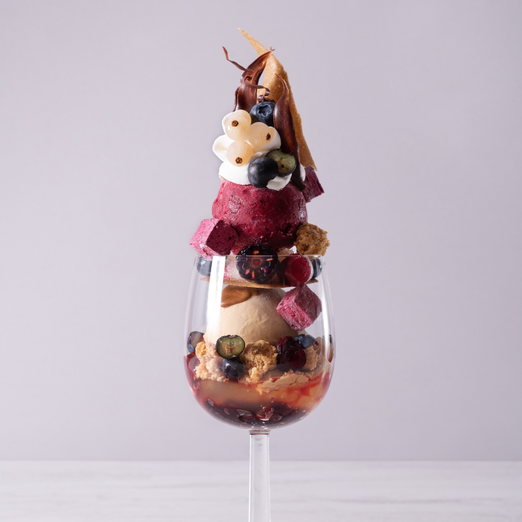 ミルティーユエピスのパフェ