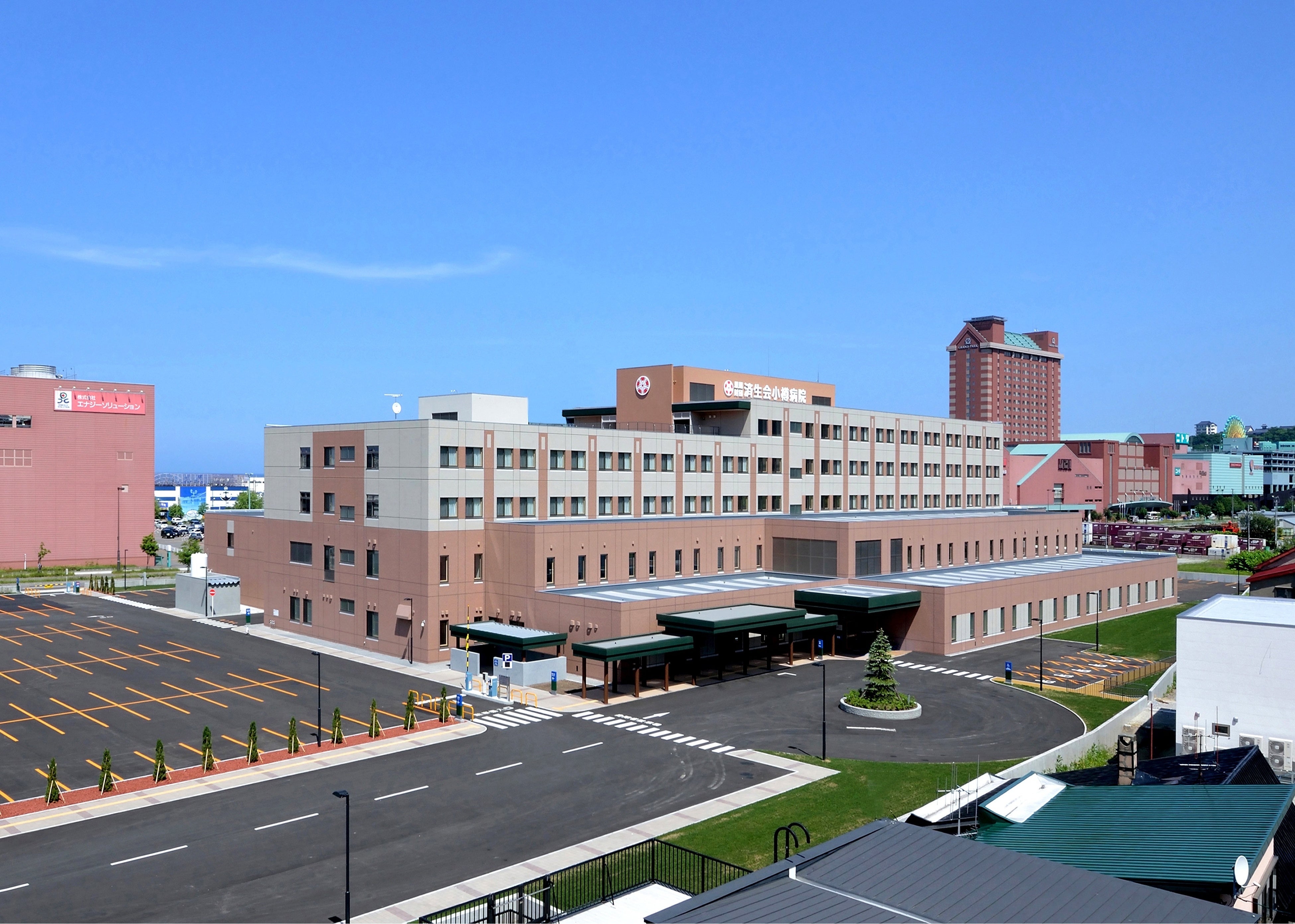 ＜済生会小樽病院外観＞