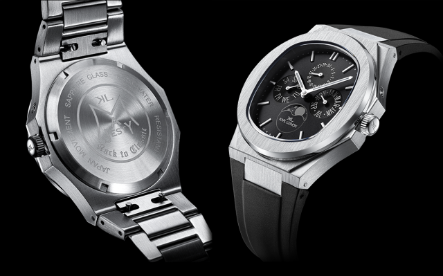 インターチェンジャブルストラップシステムで簡単にラバーストラップへ交換可能