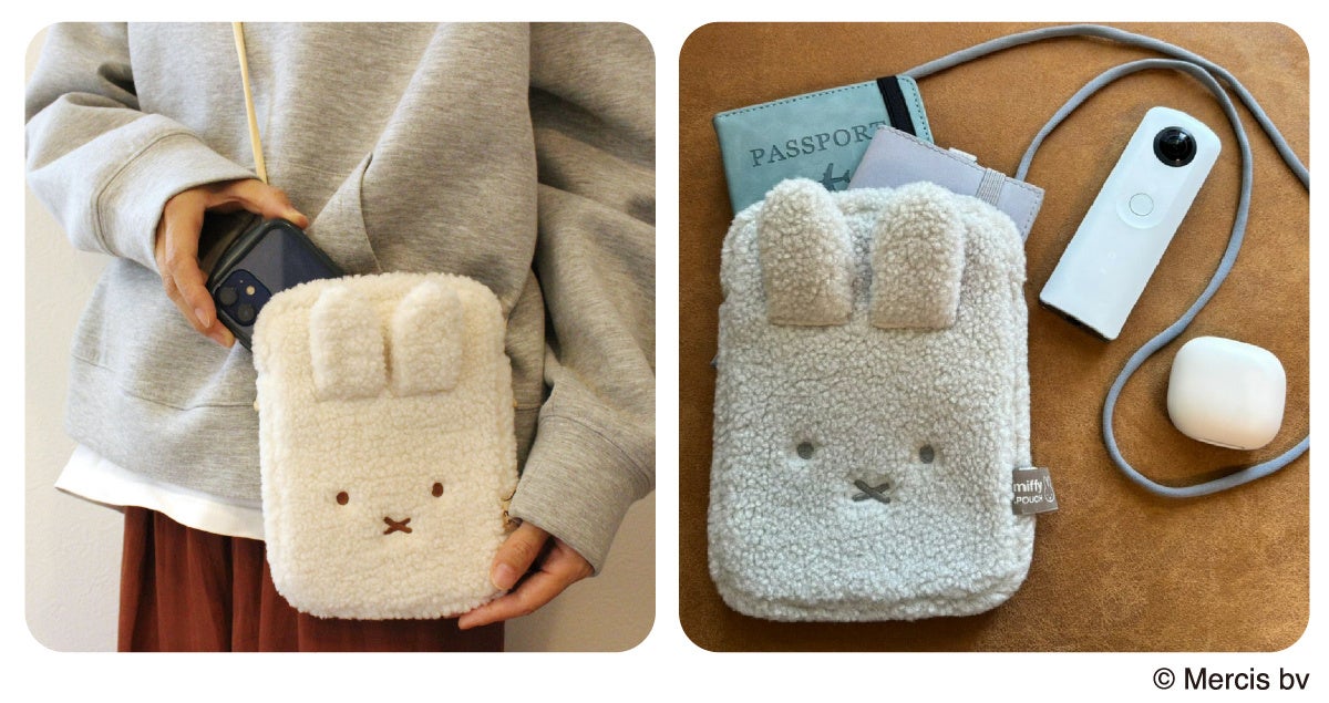 秋冬にぴったりのもこもこ素材！「どっとポーチ ショルダーショート