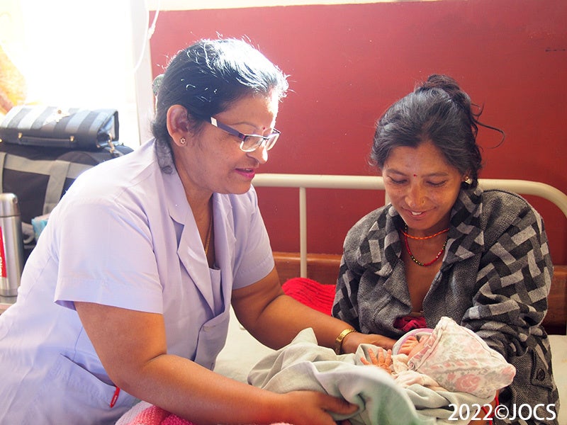 JOCSの奨学金で学んだ看護師（ネパール）