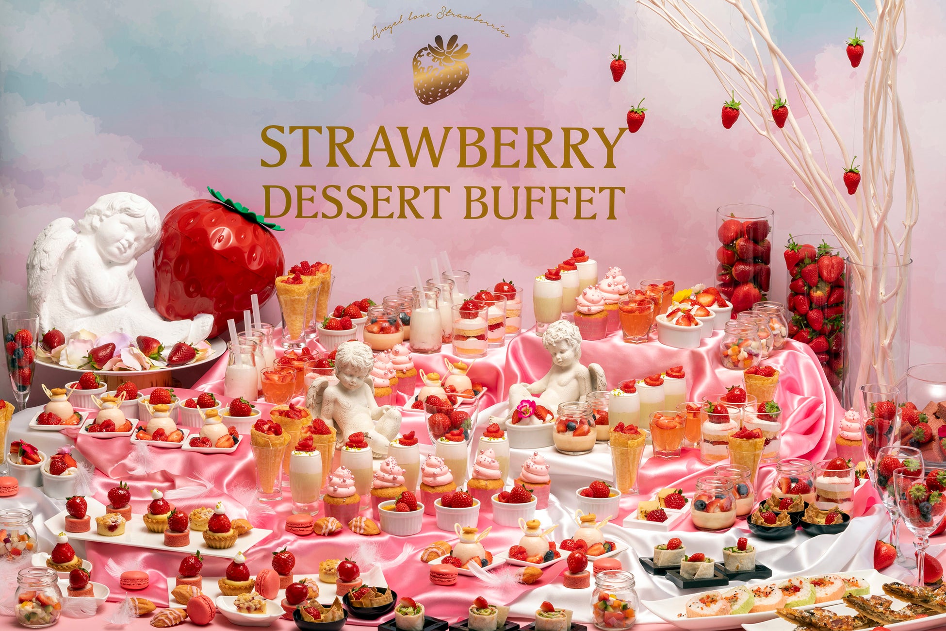 ストロベリーデザートビュッフェ いちごに恋した天使たち 開催 Anaクラウンプラザホテル福岡のプレスリリース ストロベリーデザートビュッフェ いちごに恋した天使たち 開催 Anaクラウンプラザホテル福岡のプレスリリース