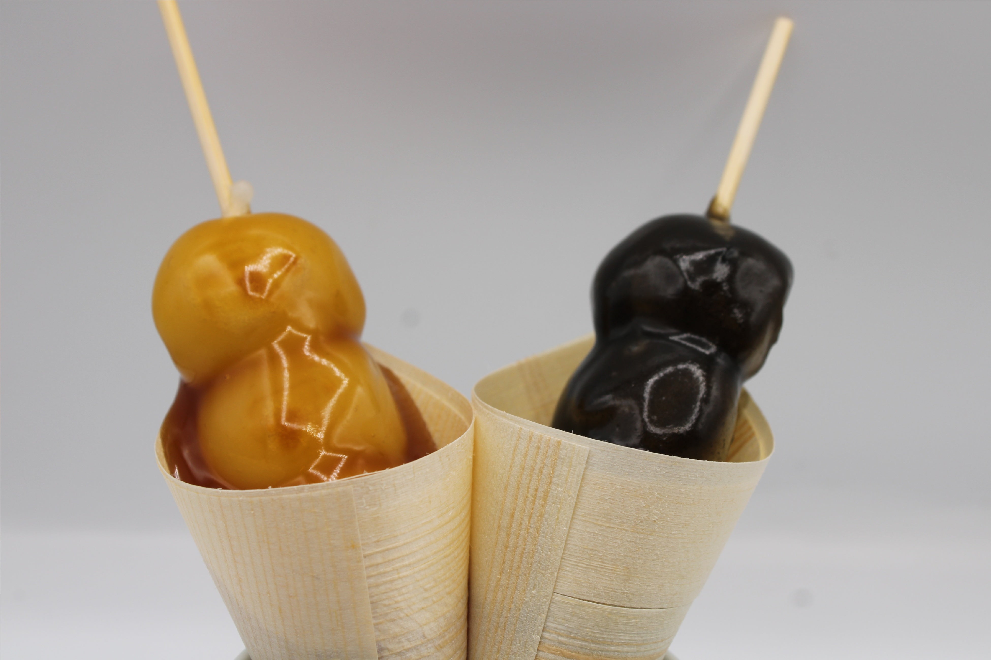 あぶりみたらし・ごまみたらし団子