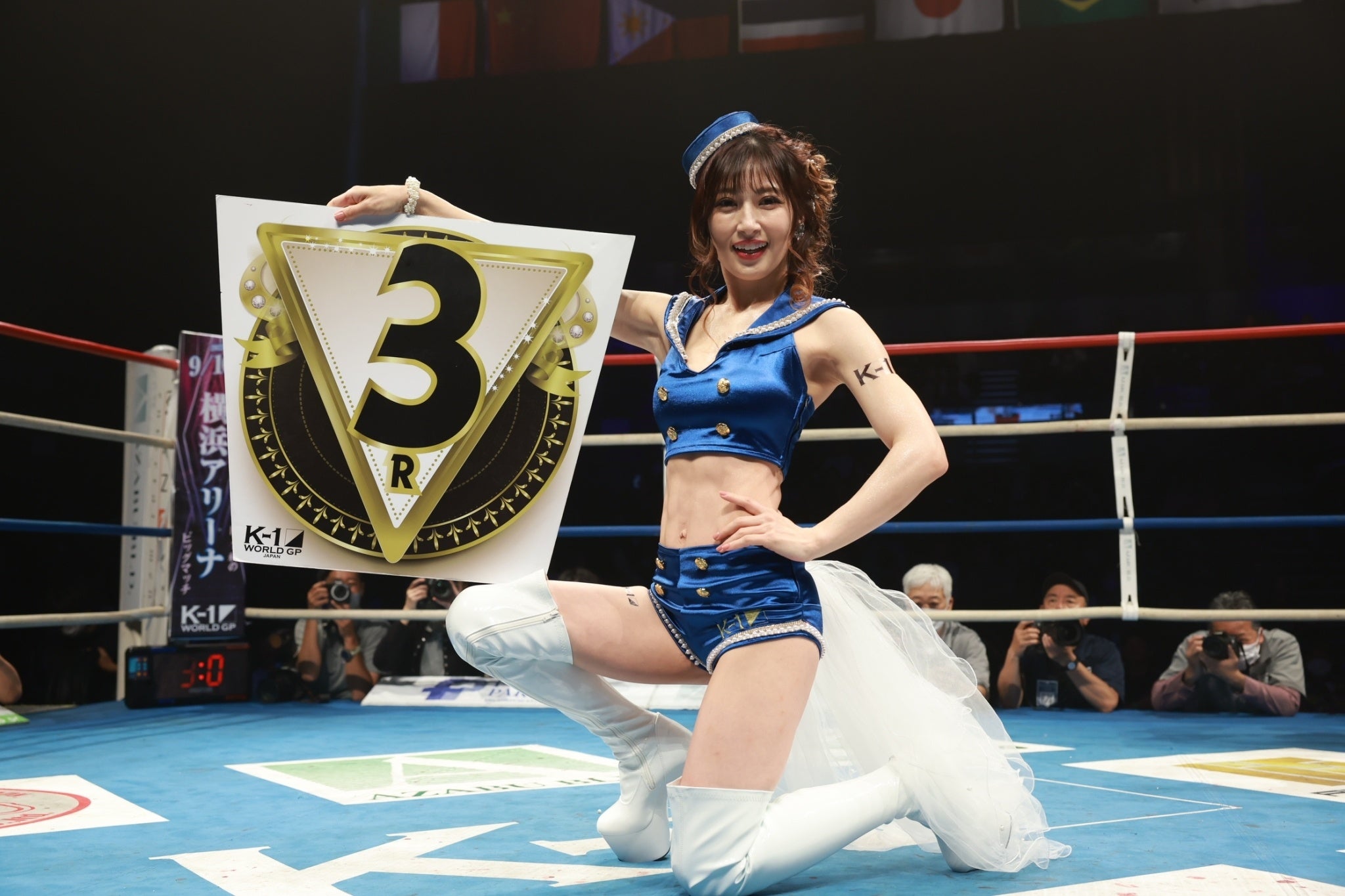 2度目のK-1スペシャルラウンドガールとして『熊田曜子』さんが